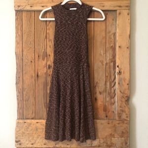 Burgundy Knit Mini Dress